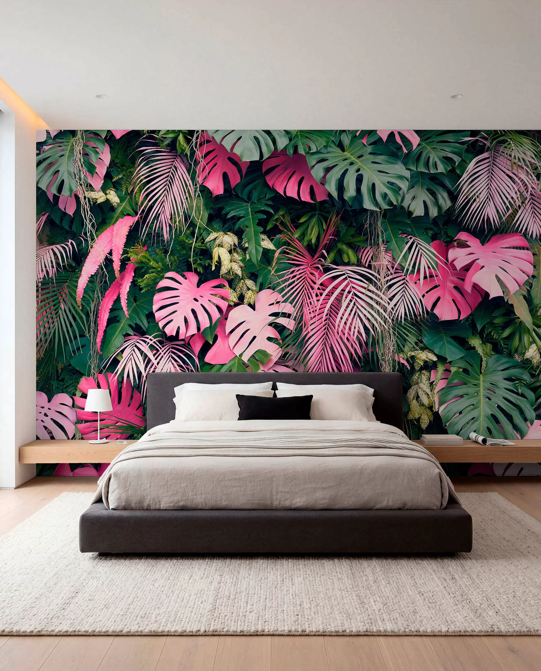 murais de parede Selva rosa u79682