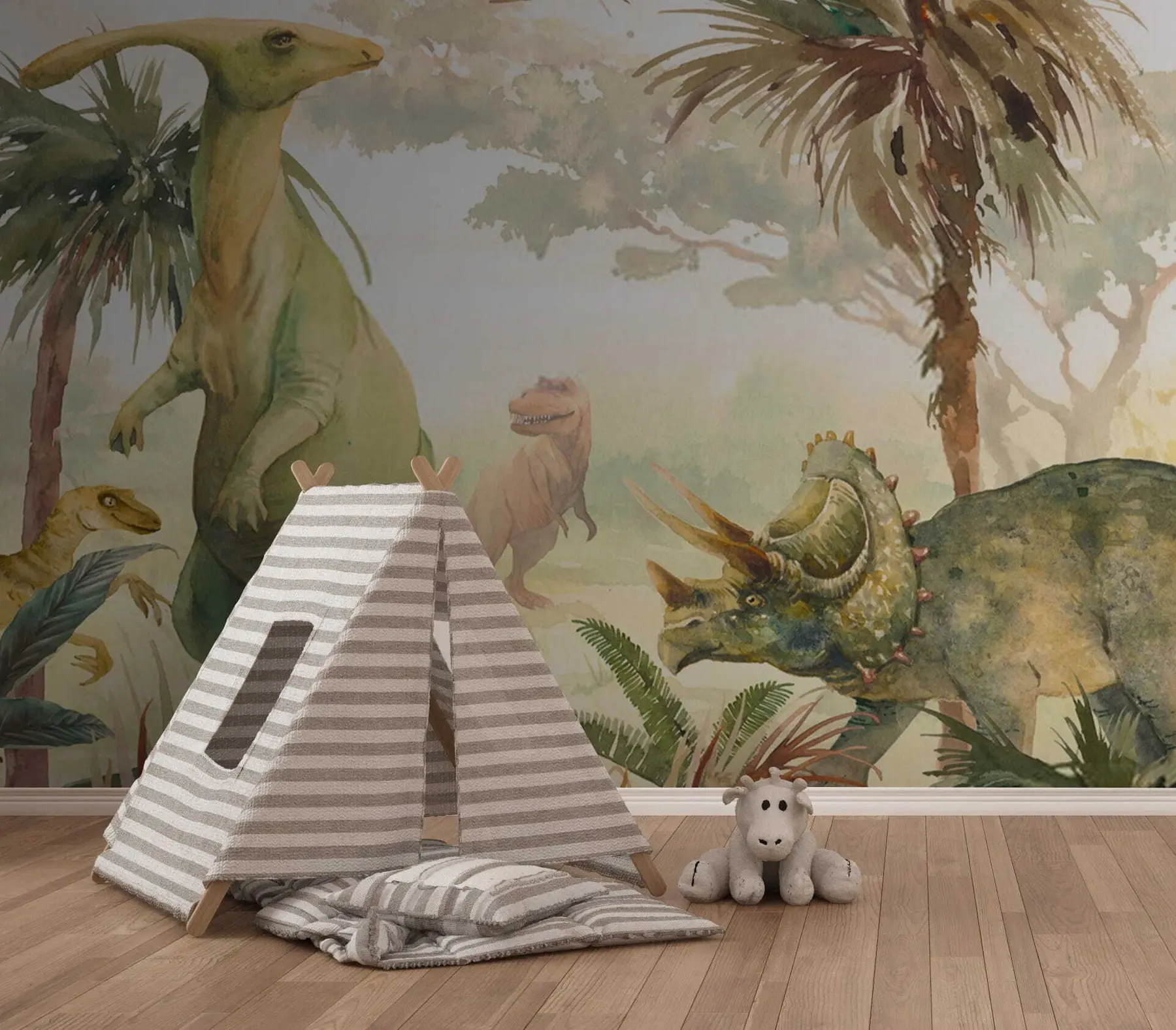 murais de parede Mundo dos dinossauros u51253