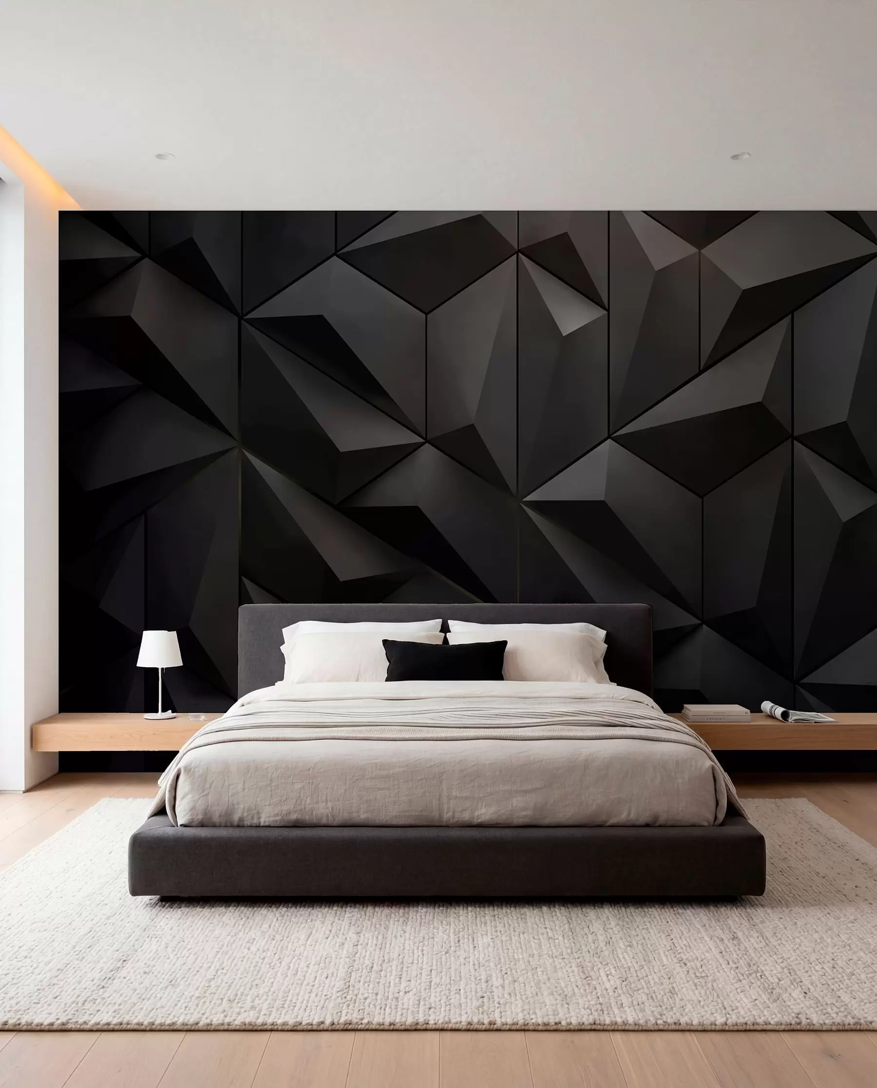 murais de parede Painéis triangulares u79936