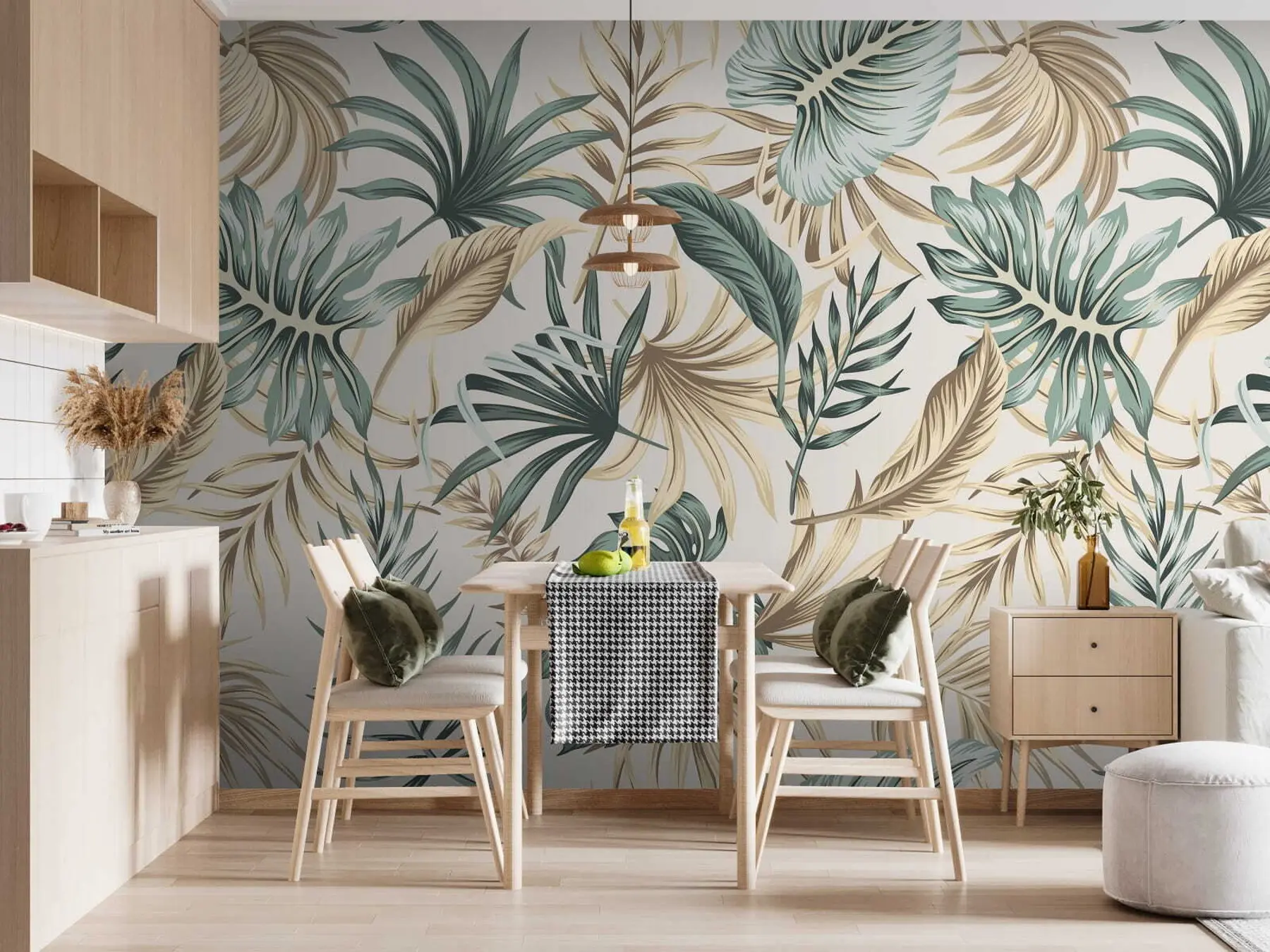 murais de parede Folhas coloridas u51888