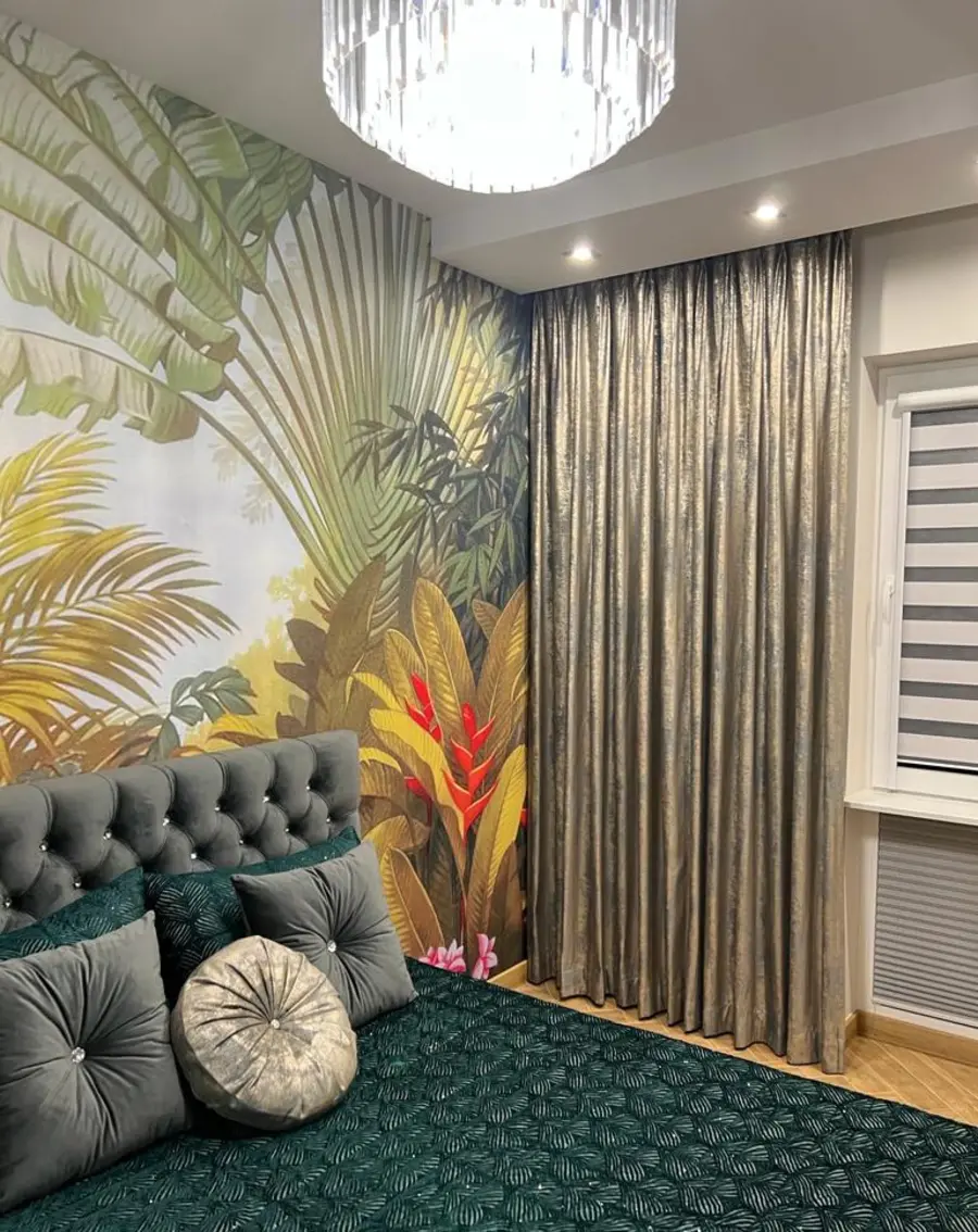 murais de parede Floresta tropical brilhante u02708