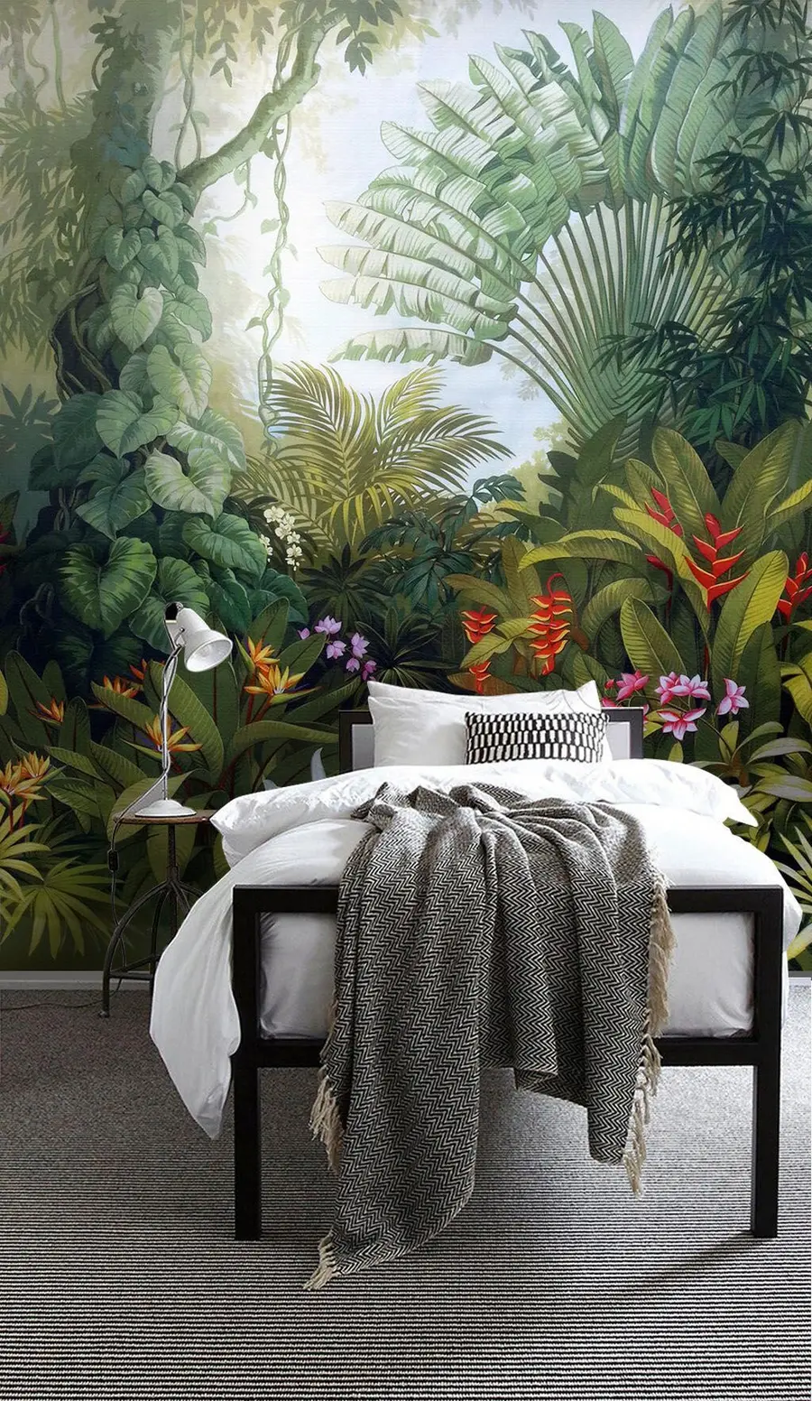 murais de parede Floresta tropical brilhante u02708