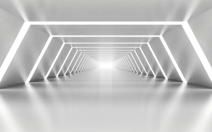 murais de parede Túnel cinza u03369