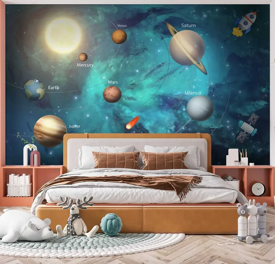murais de parede Sistema solar u09074