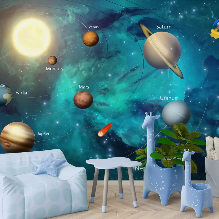 murais de parede Sistema solar u09074