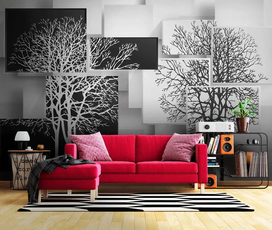 murais de parede Árvore Yin Yan u09369