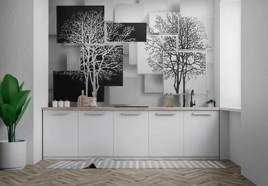 murais de parede Árvore Yin Yan u09369