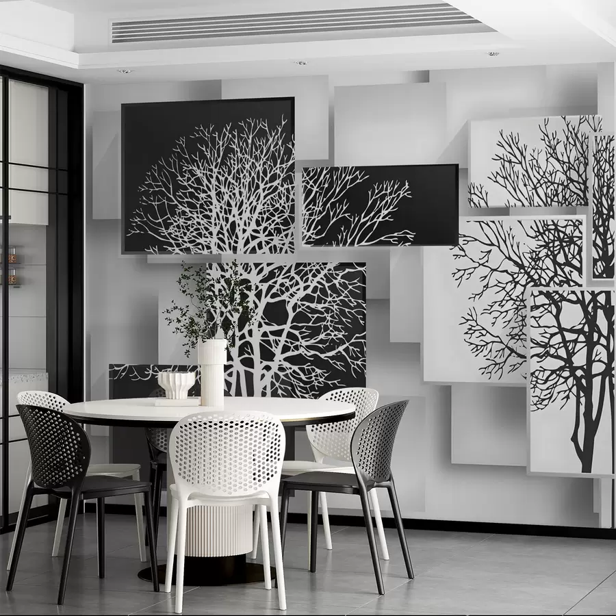 murais de parede Árvore Yin Yan u09369