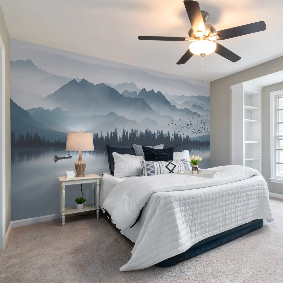 murais de parede Lago da montanha u10030