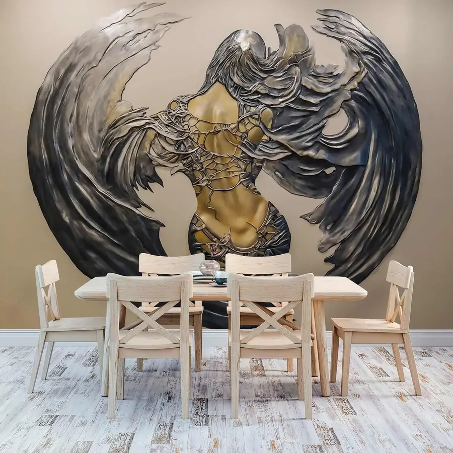 murais de parede Costas aladas de um anjo caído u24303