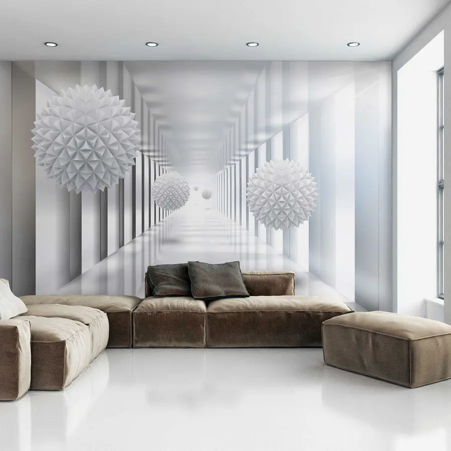 murais de parede Bolas no túnel u24571