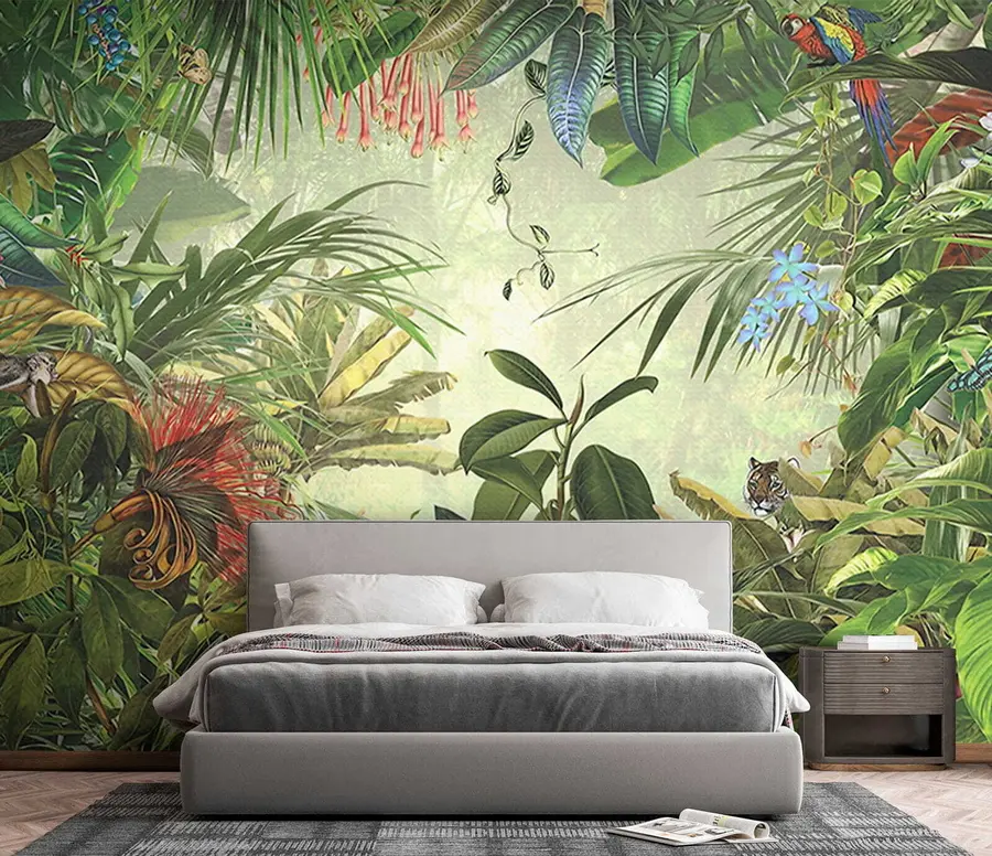 murais de parede Folhas tropicais u29981
