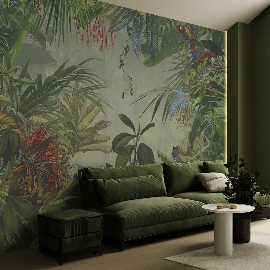 murais de parede Folhas tropicais u29981