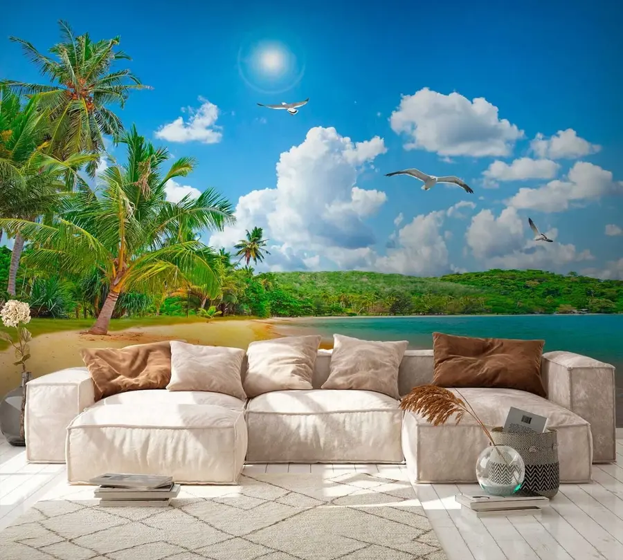 murais de parede Palmeiras na costa u31410