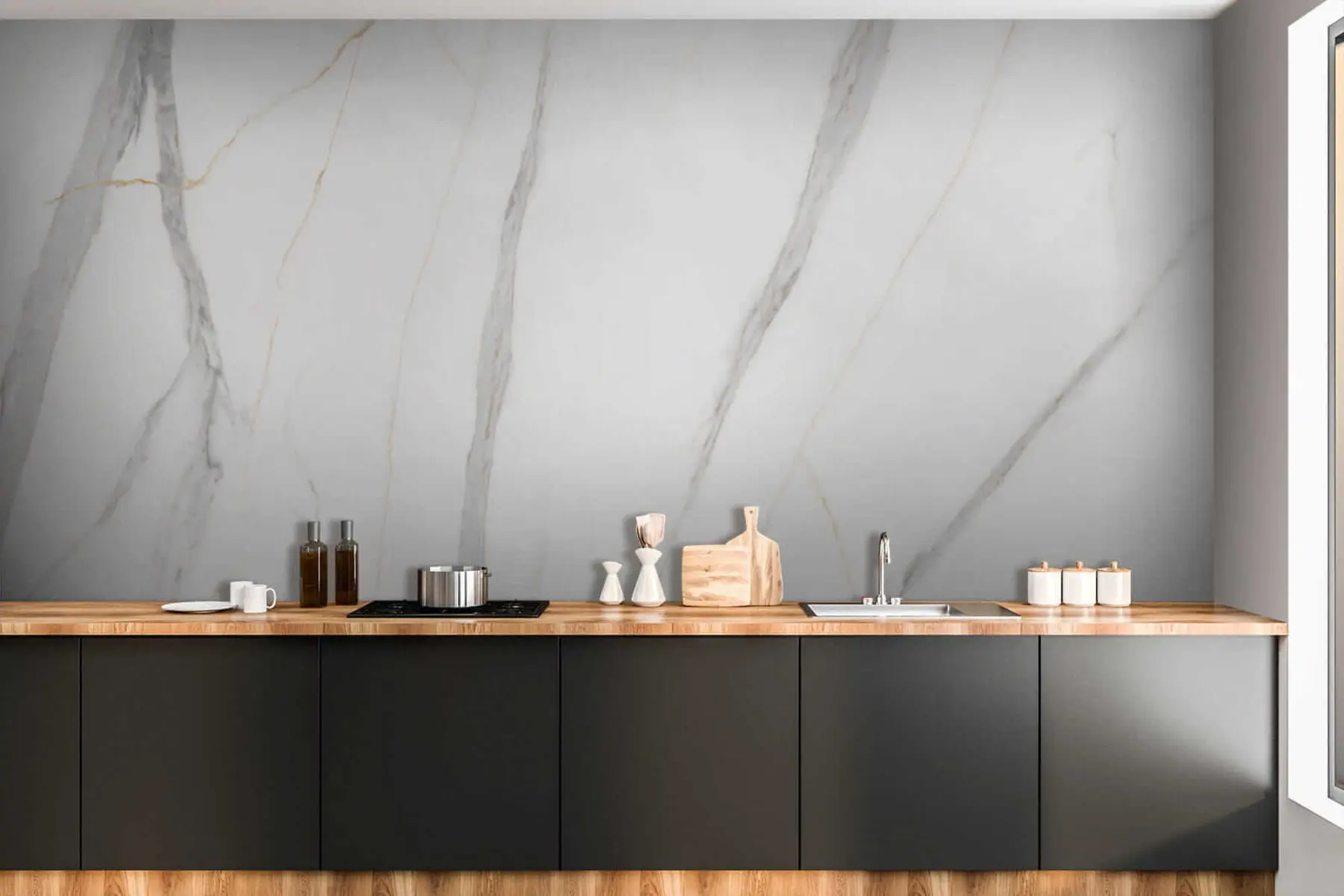 murais de parede Listras de mármore u35300