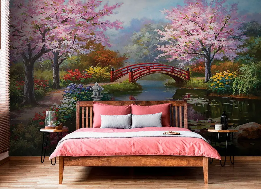 murais de parede Jardim japonês u35418