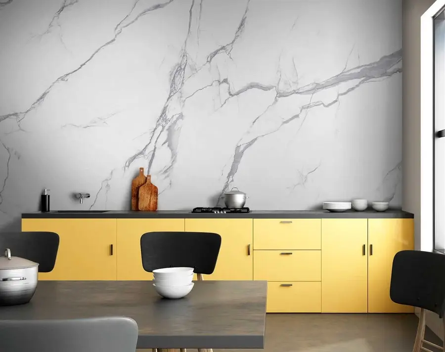 murais de parede Mármore branco u42049