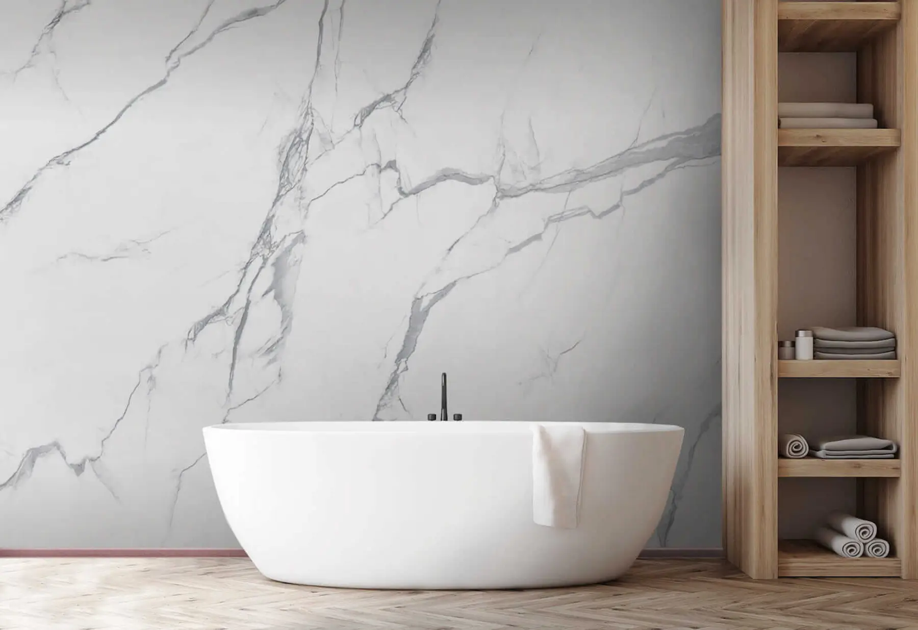 murais de parede Mármore branco u42049