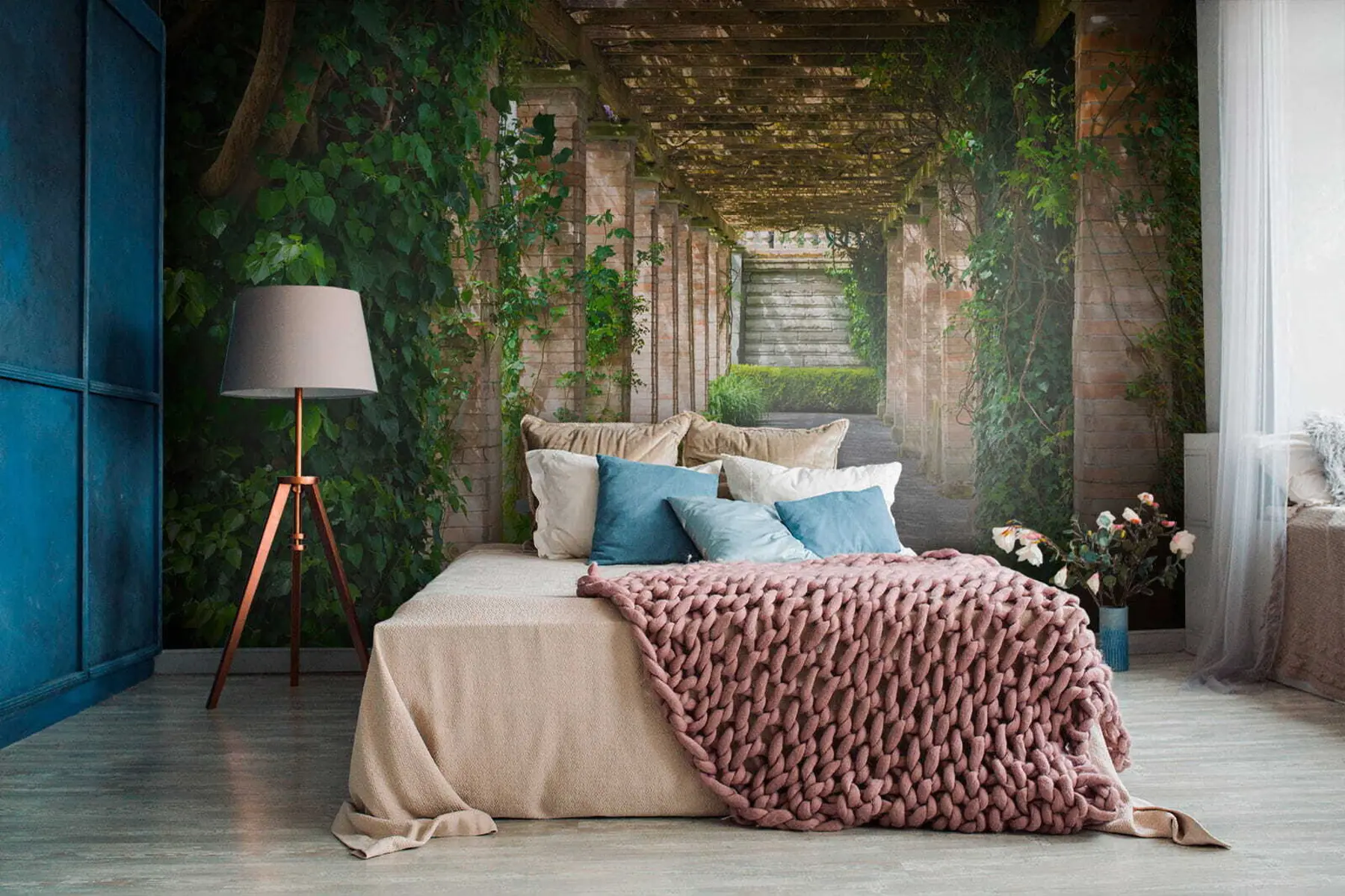 murais de parede Pátio italiano u53299