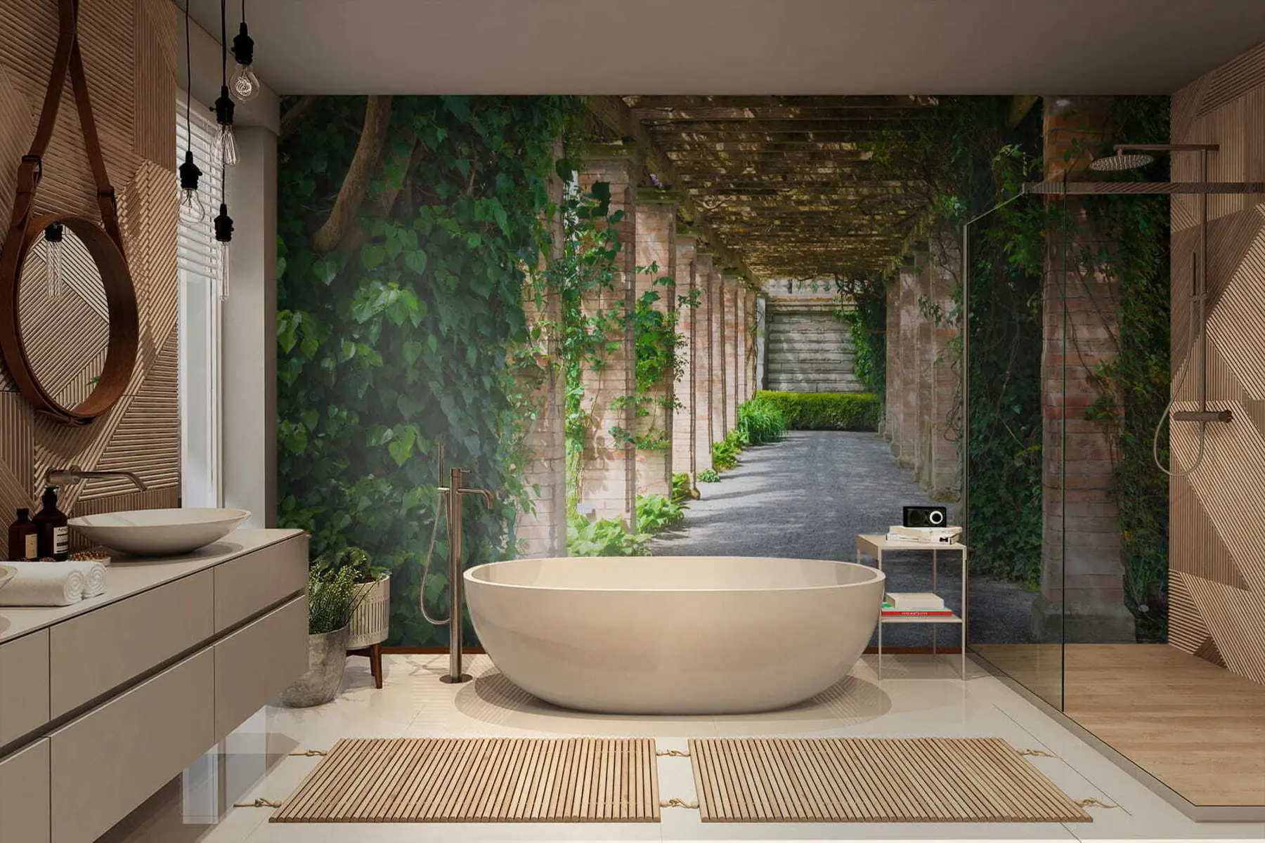 murais de parede Pátio italiano u53299