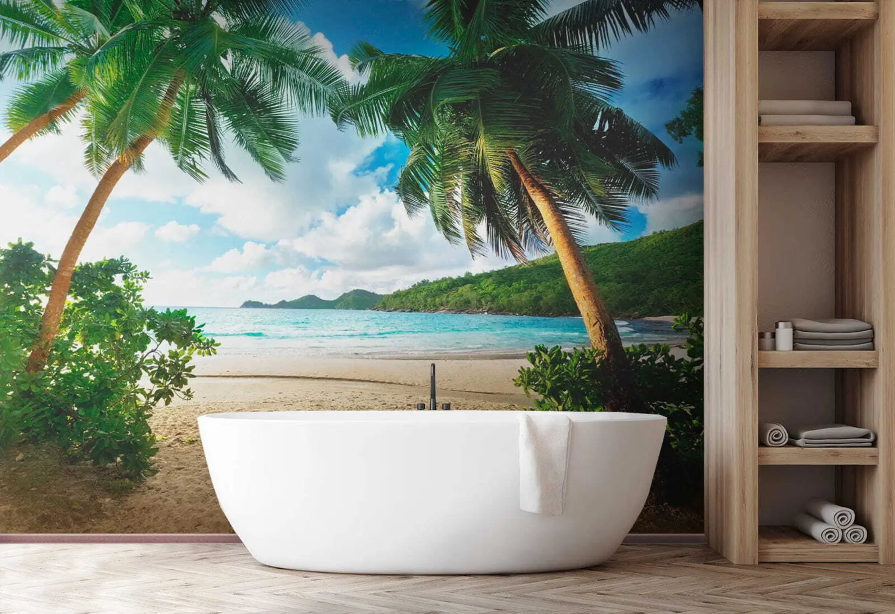 murais de parede Descanse sob as palmeiras u53753