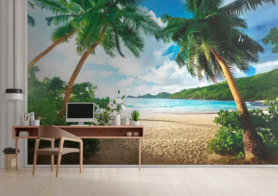 murais de parede Descanse sob as palmeiras u53753