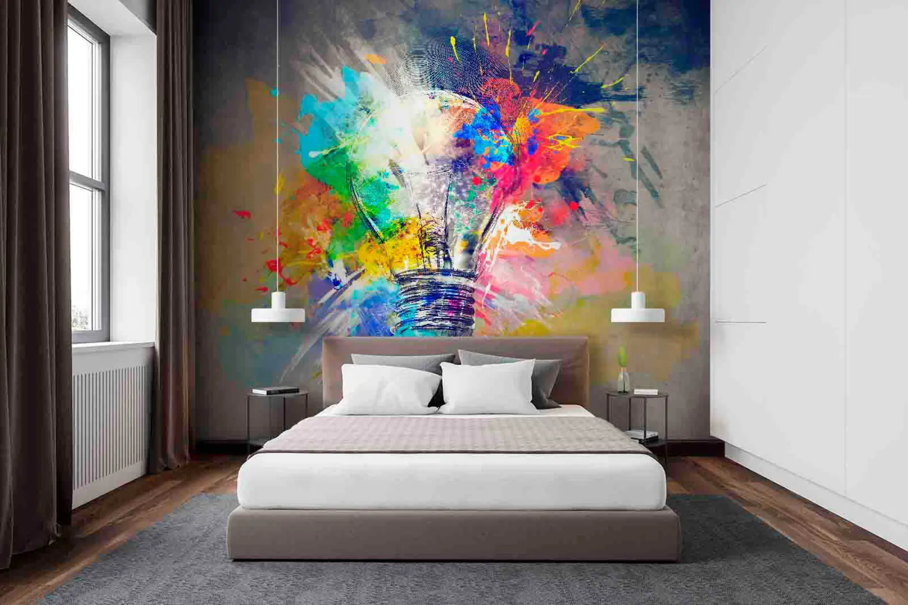 murais de parede Nascimento de uma ideia, abstração u53882