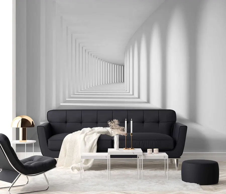 murais de parede Cinzento, arte e paralelo u55301