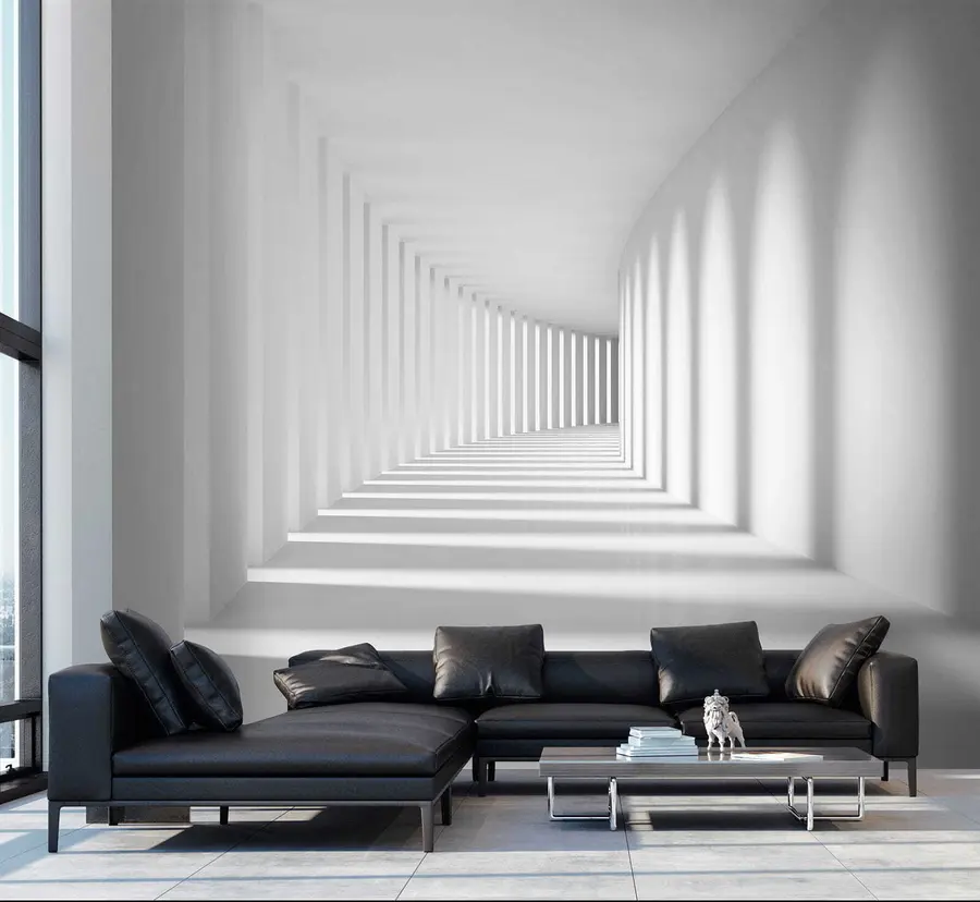 murais de parede Cinzento, arte e paralelo u55301