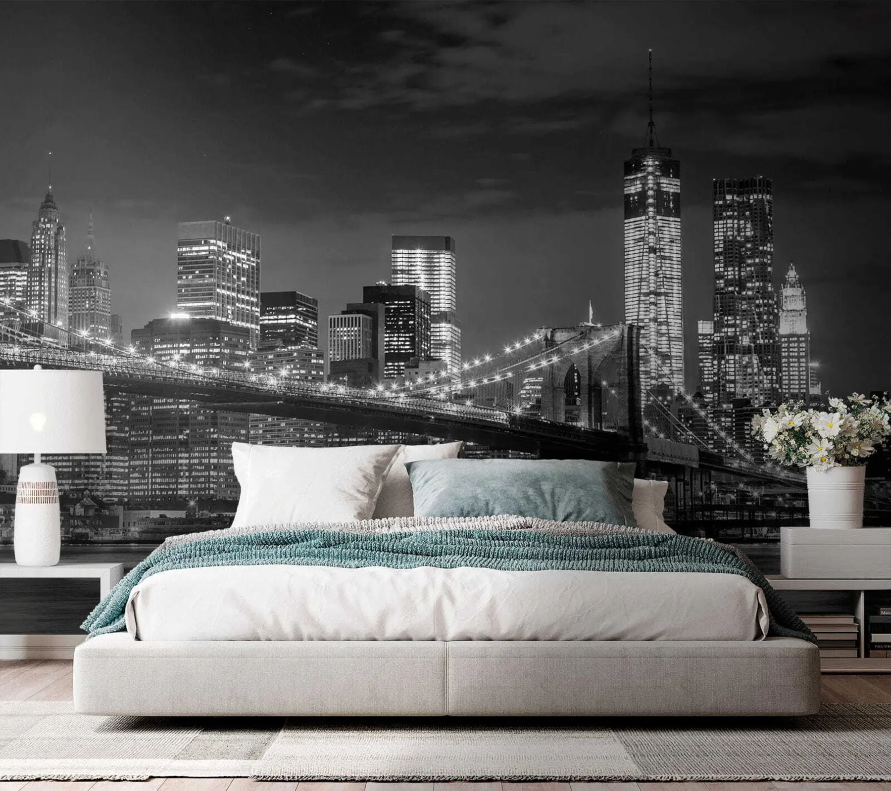 murais de parede Cidade noturna u56428