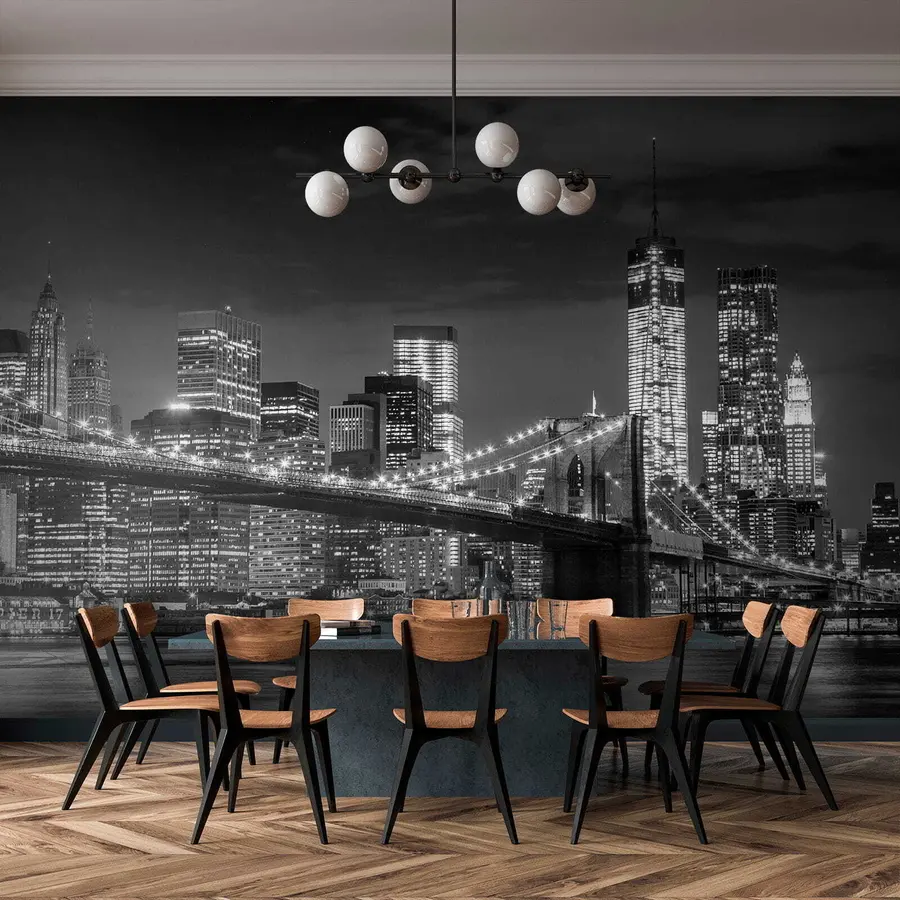 murais de parede Cidade noturna u56428