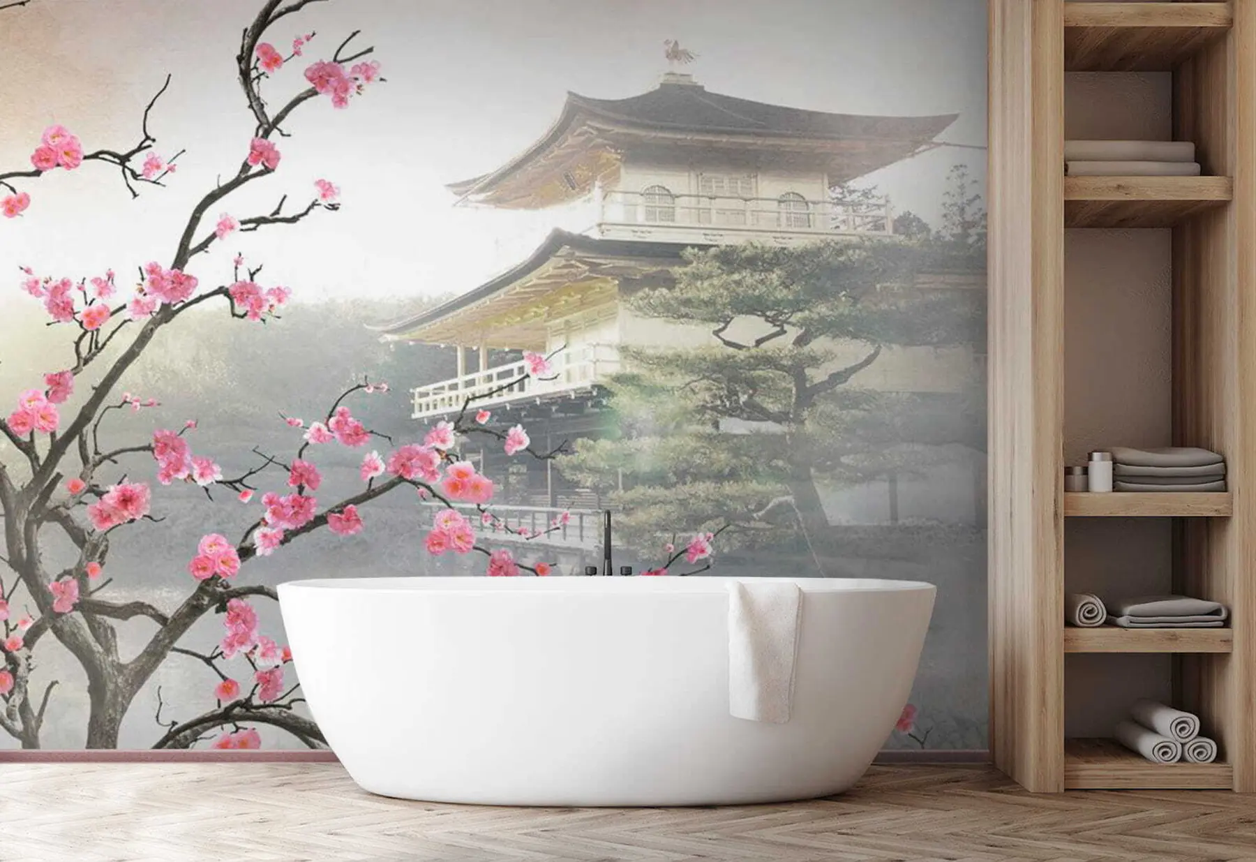 murais de parede Paisagem japonesa u60294