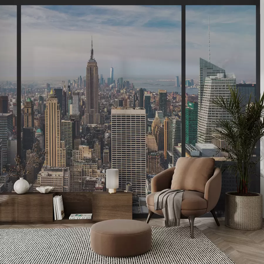 murais de parede Vista da cidade u68001