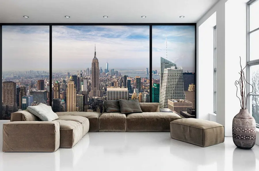 murais de parede Vista da cidade u68001