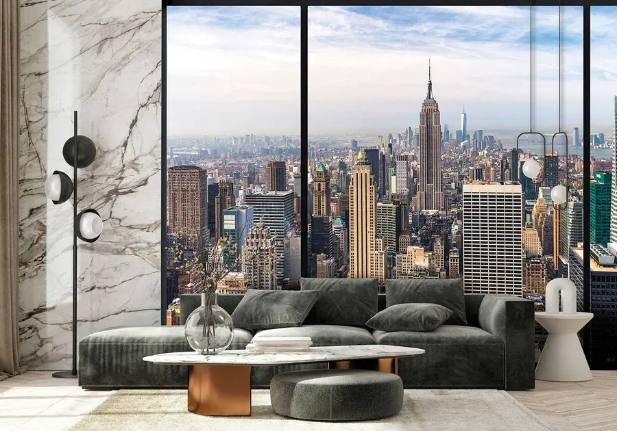 murais de parede Vista da cidade u68001