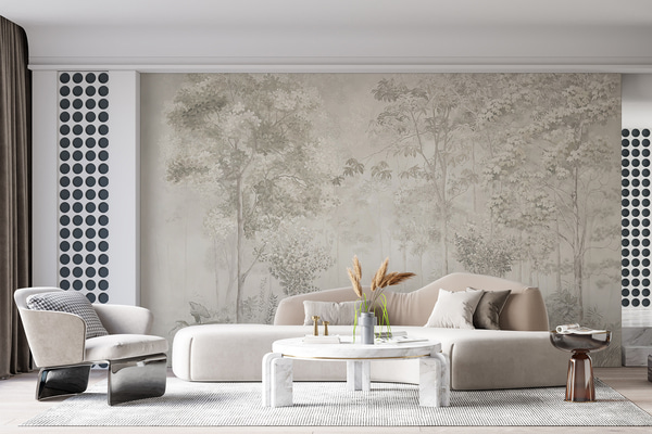 Papéis de parede Floresta charmosa, Papel de parede em Estilo Oriental, u78448 : Uwalls.pt