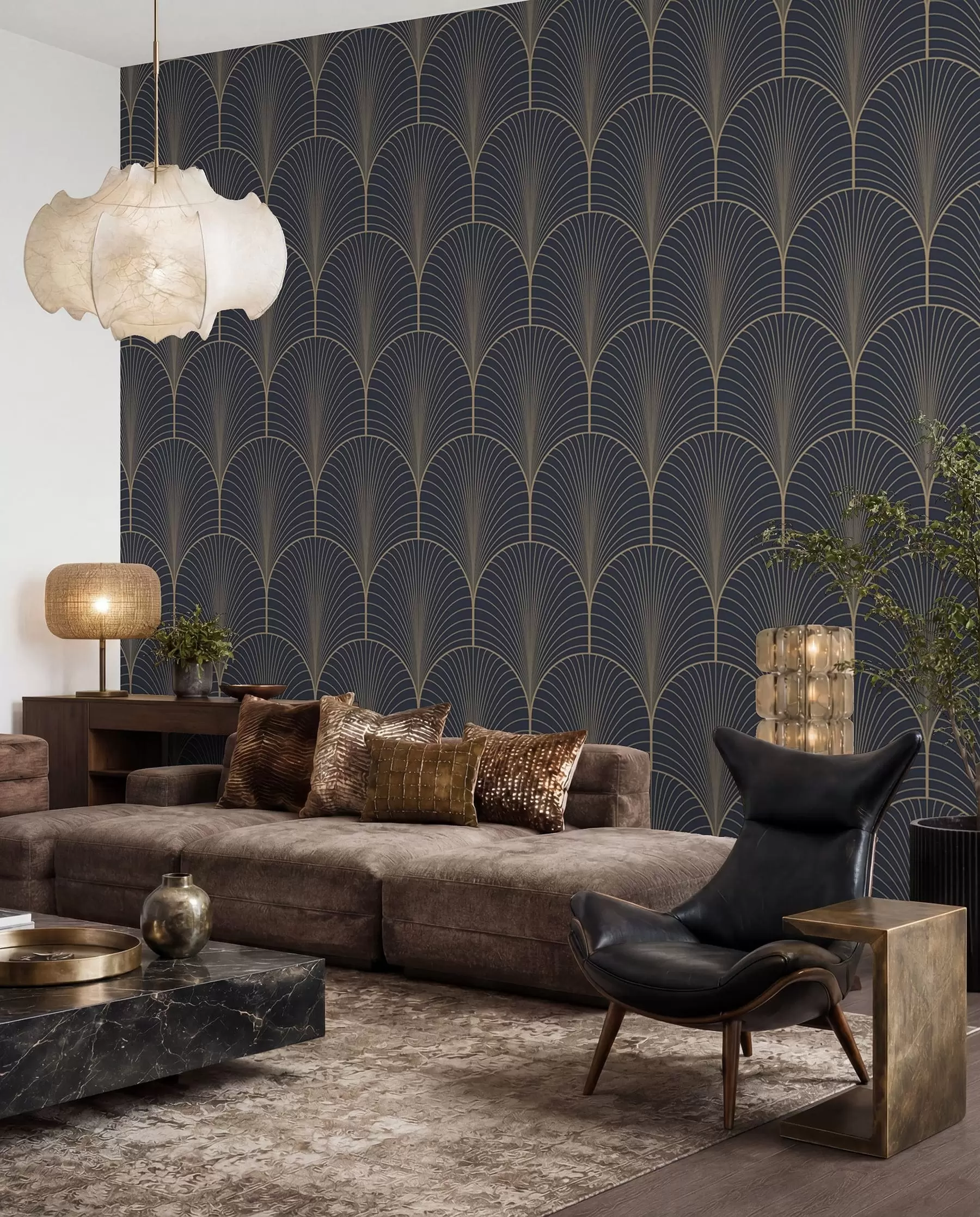 murais de parede Padrão Art Déco u53246