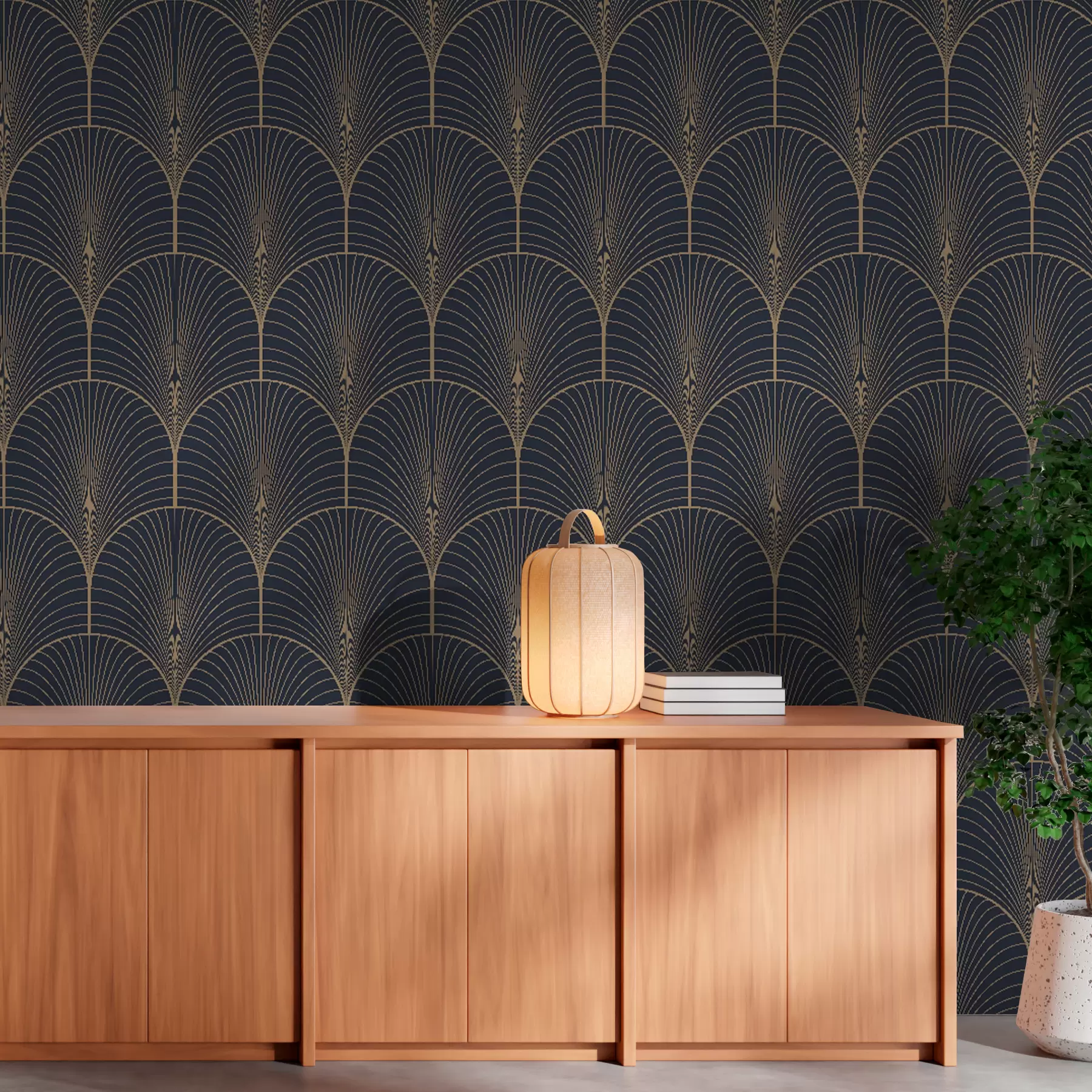 murais de parede Padrão Art Déco u53246