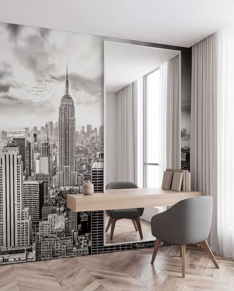 murais de parede Manhattan em monocromia u58762