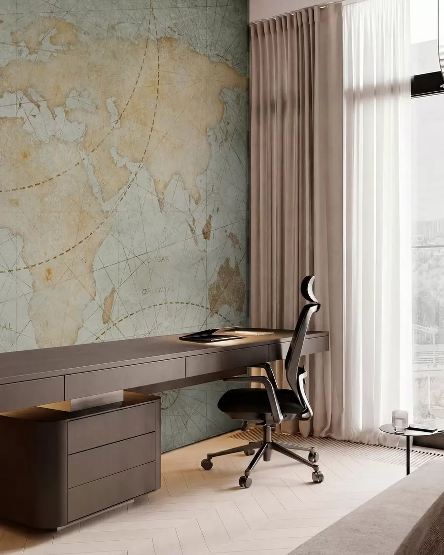 murais de parede Mapa antigo u71325