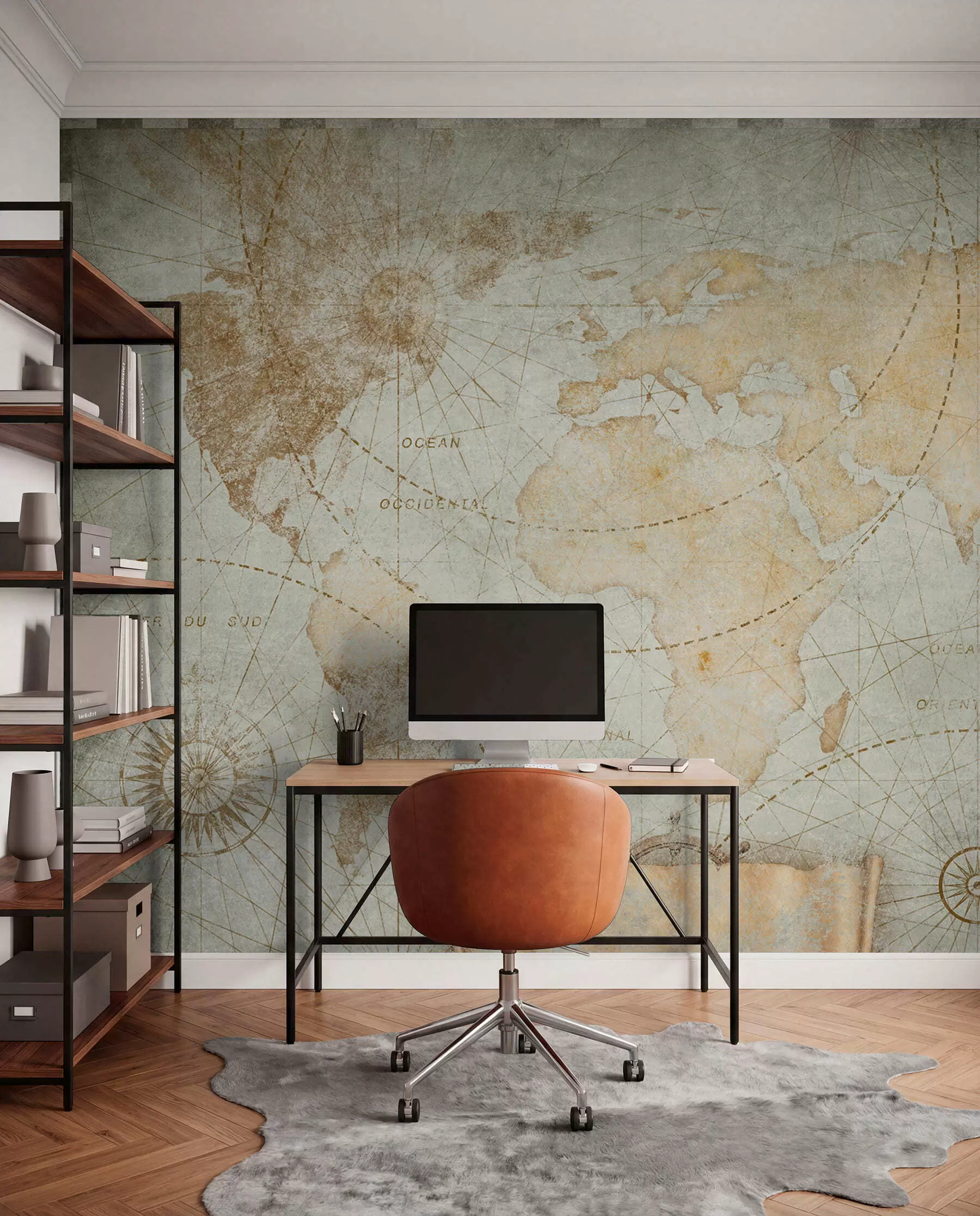 murais de parede Mapa antigo u71325