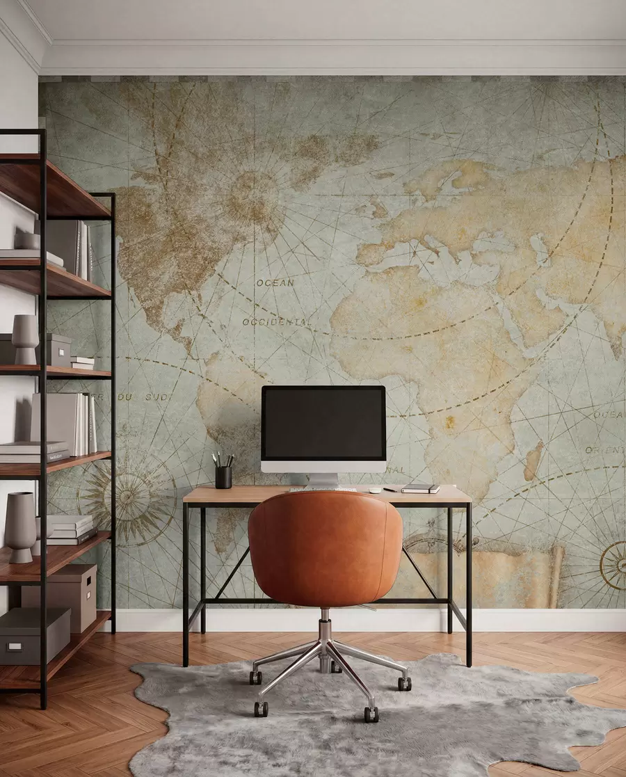 murais de parede Mapa antigo u71325