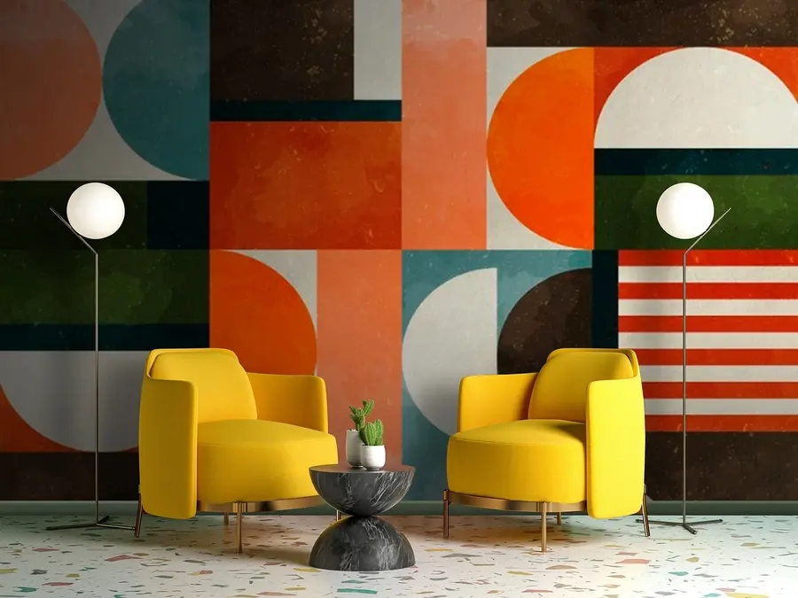 murais de parede Decoração retrô u71427