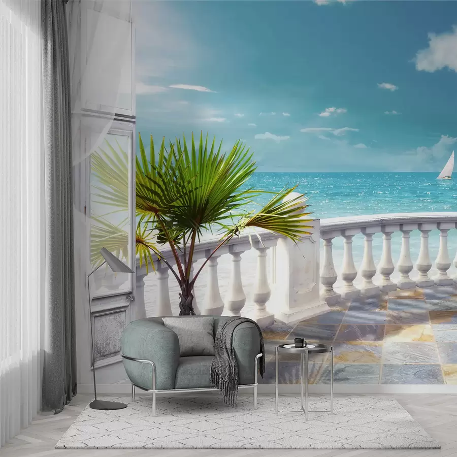 murais de parede Água, nuvem e céu u26132