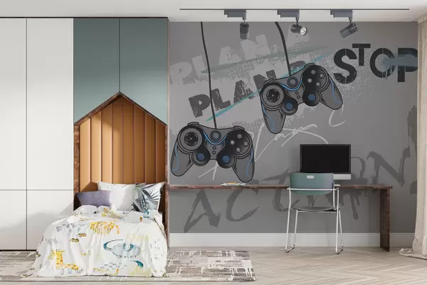 Do quarto de rapazes adolescentes