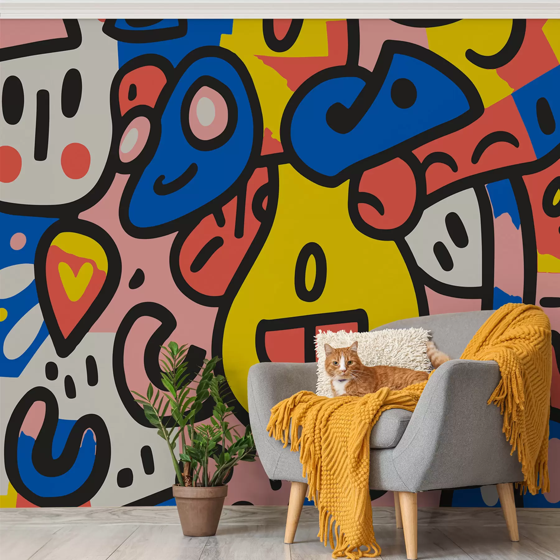 murais de parede Grafite w08056