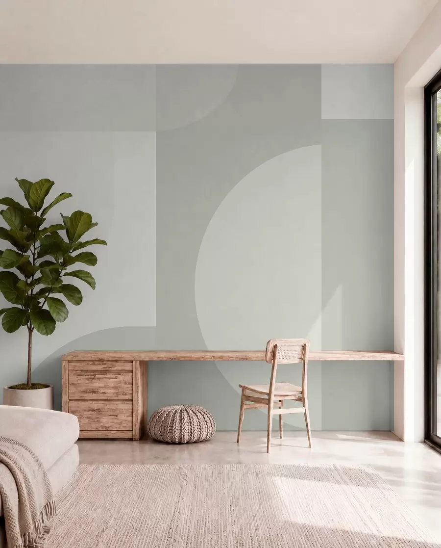 murais de parede Minimalismo geométrico elegante w01500