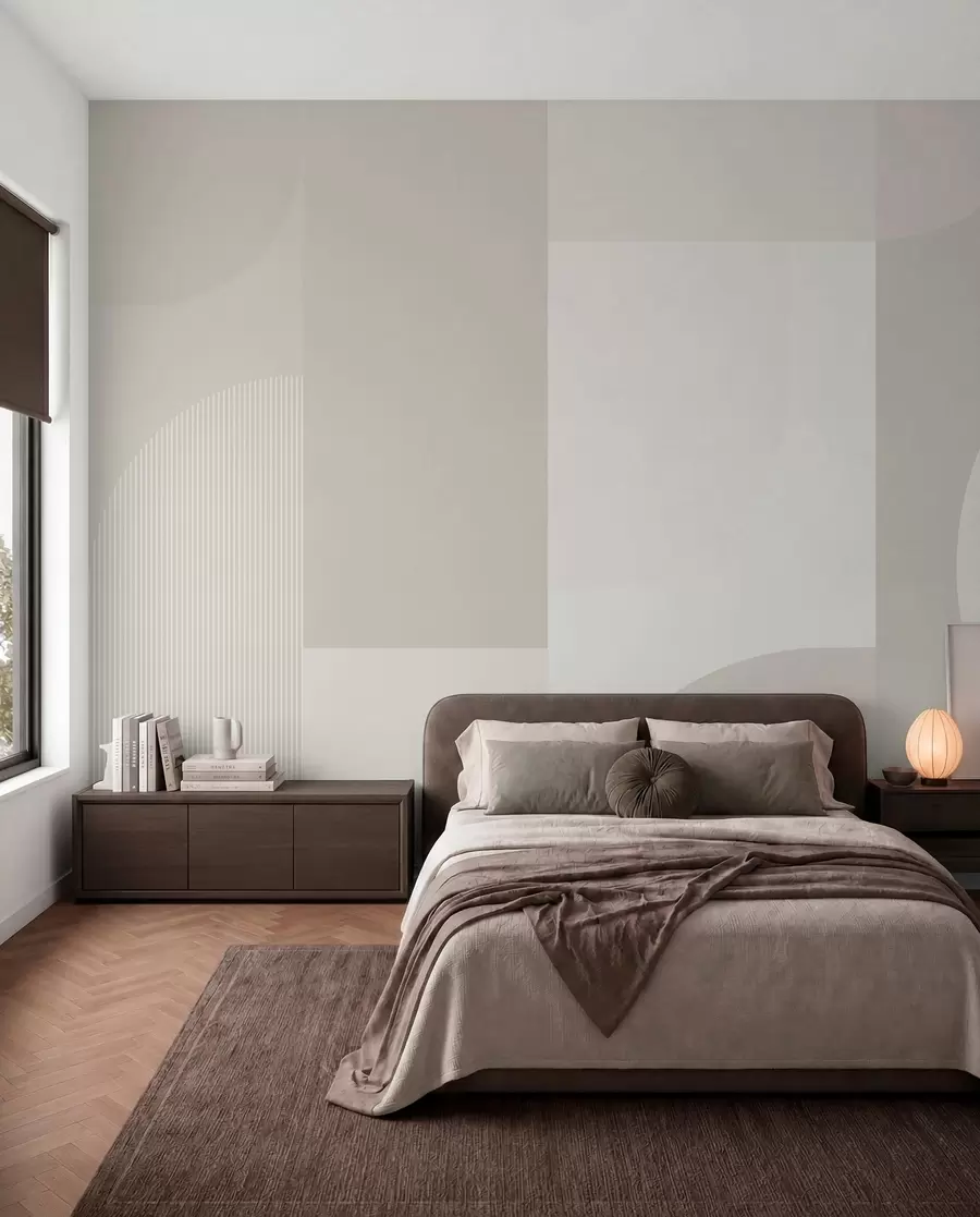 murais de parede Minimalismo geométrico elegante w01500v3