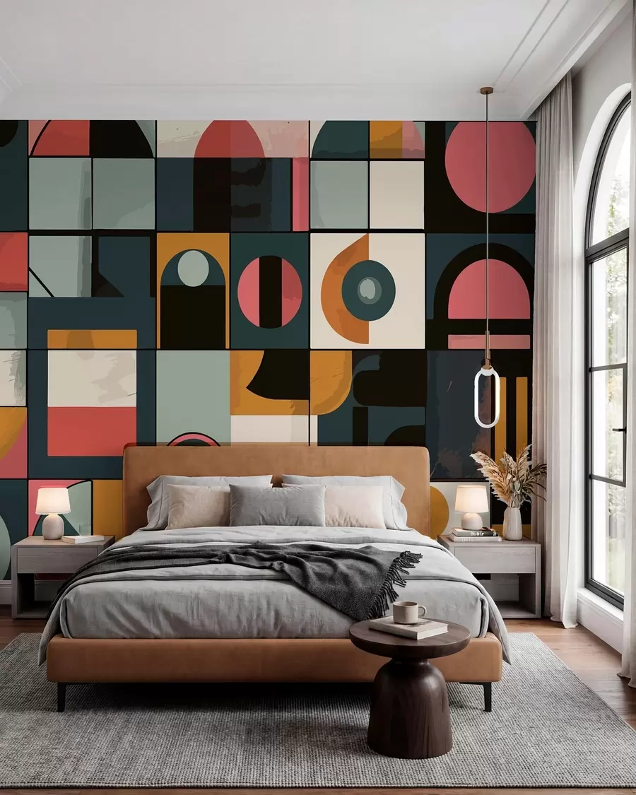murais de parede Estilo Bahaus w01075