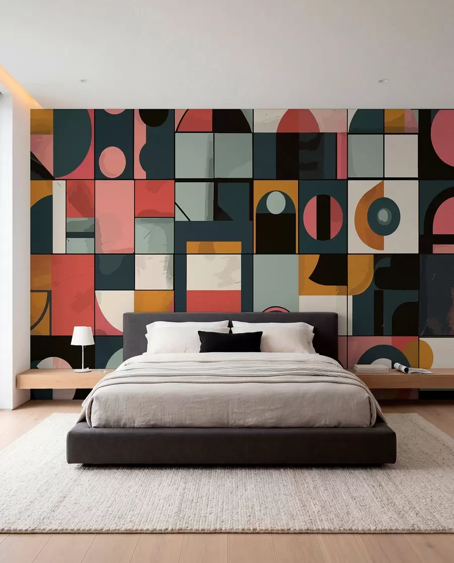 murais de parede Estilo Bahaus w01075